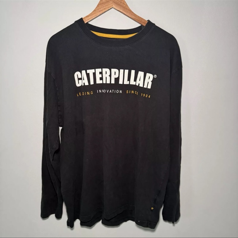 Mens Caterpillar CAT Long-Sleeve T-Shirt XL